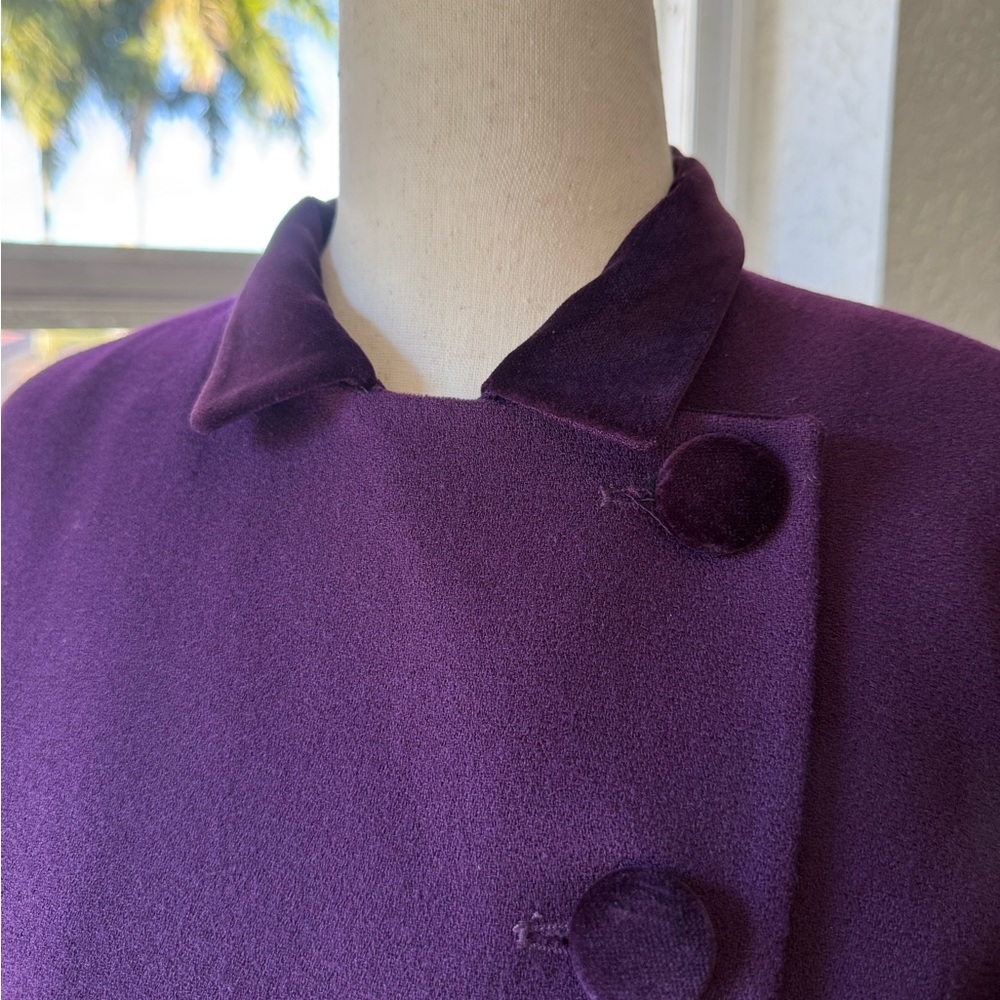VTG Dior Luxurious Purple Wool Jacket - Picture 4 of 14